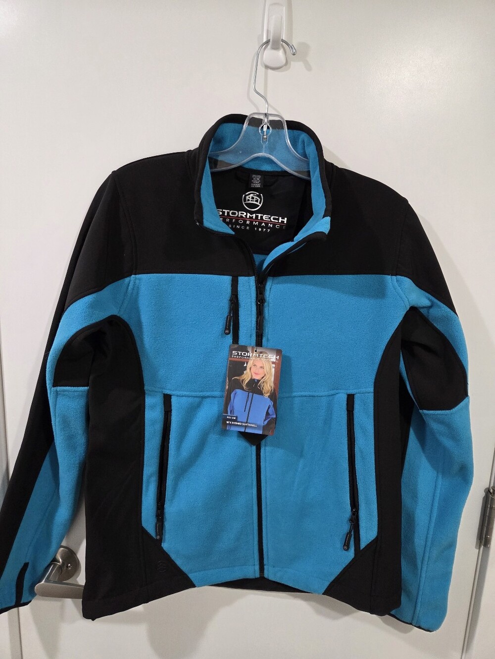 StormTech Teal and Black Performance Fleece Jacket